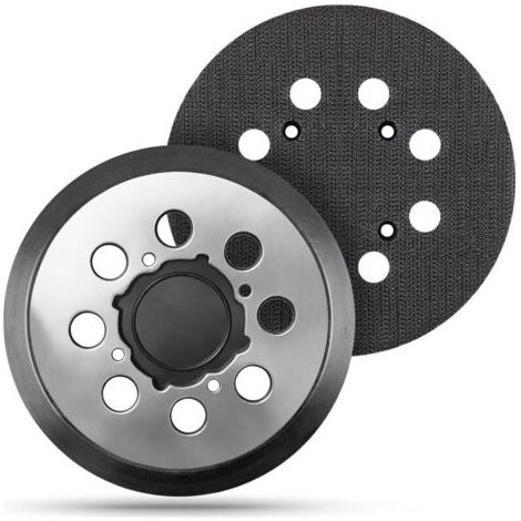BARKBUSTERS 2 Pièces 125mm Tampon de Ponceuse de Remplacement Orbitale pour Dewalt 5 pouces DCW210N,DWE64233, N329079 (1/4)