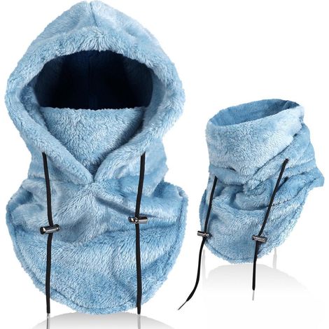 Cagoule polaire thermique hiver homme femme, multifonction, coupe-vent, masque de ski chaud (1/5)