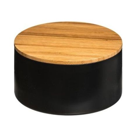 Boite de rangement avec couvercle miroir - Noir - Livraison gratuite (1/3)