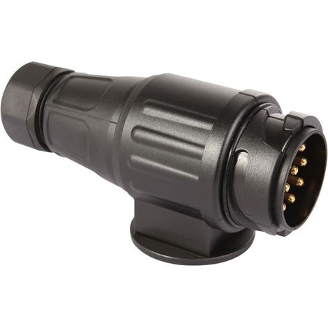Presa per rimorchio a 13 pin, connettore maschio a 13 pin, impermeabile, 12V, per roulotte, camper, auto, barca (1/4)