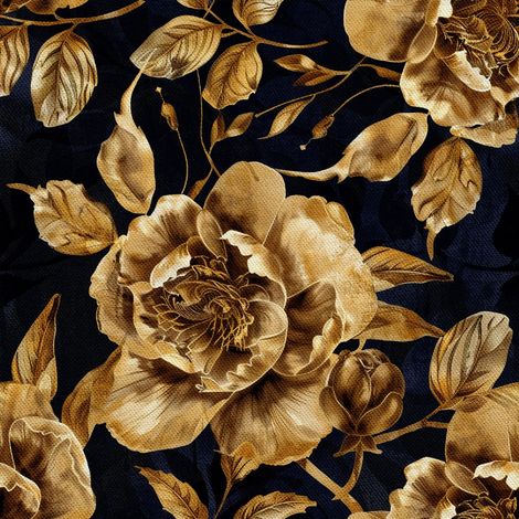 Dekorativer Outdoor-Stoff Oxford - Motiv Blumen I DX5307 (1/5)