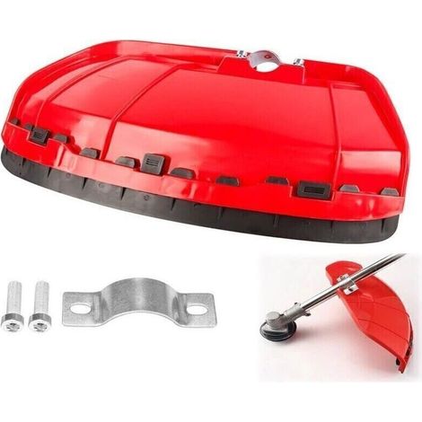 Carter de protection Garde,Couvercle De Protection pour Coupe-Herbe,pour DéBroussailleuses d'un DiamèTre De 28 mm(rouge Grande ). (1/5)