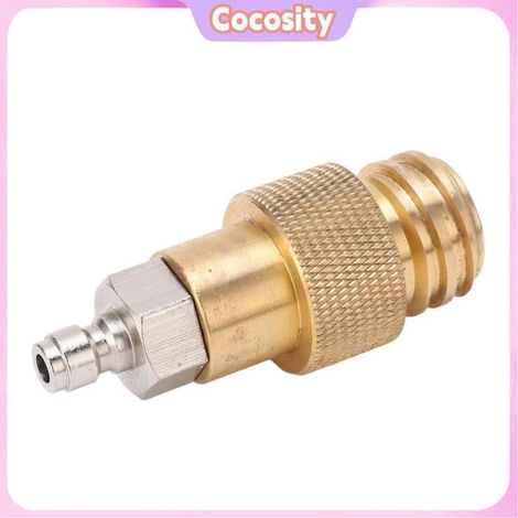 Adaptateur de recharge de soda, connecteur en laiton à filetage mâle TR21 4 pour machine de fabrication de soda, remplissage rapide (1/4)
