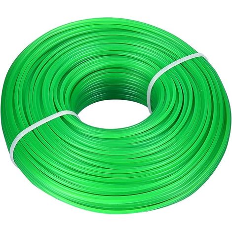 FEPITO Fil Nylon pour Coupe Bordure débroussailleuse 2,0 mm x 100 M Universel DIY Bobine Fil pour Coupe Bordure (1/5)