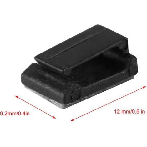 Fil décoratif pour cordon lumineux 40 pcs Clips fixes pour cordon automatique Câble de données GPS pour voiture auto fils (1/4)