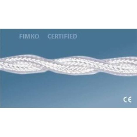 Elettroservice cavo treccia sezione 3x1,5 colore bianco 25 metri 10010/b25