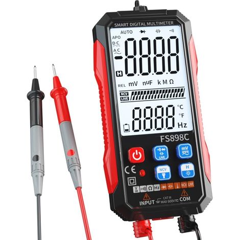 Multim tre num rique rechargeable grand cran sans contact D (1/5)