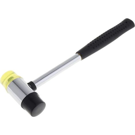 30 mm / 1,18 Zoll Doppelseitiger Weichholzhammer, Nylon- und Gummihammer, für Glasfenster, rutschfester Rundkopf (1/5)