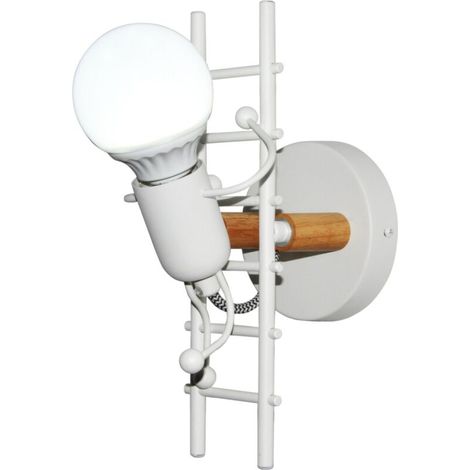 Applique décorative "Doll" - E27 - Blanc (1/5)