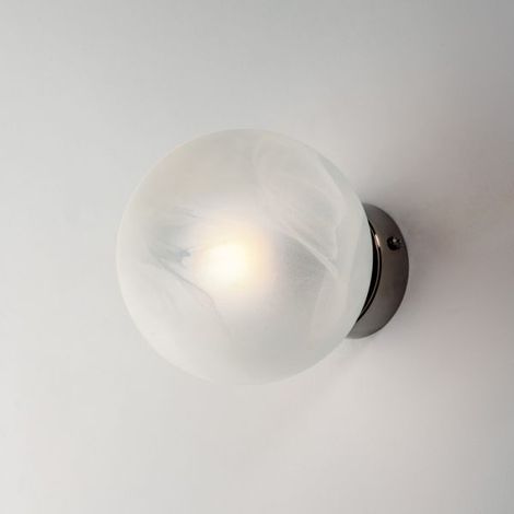 Applique bronzato 1 luce sfera 14x14x17