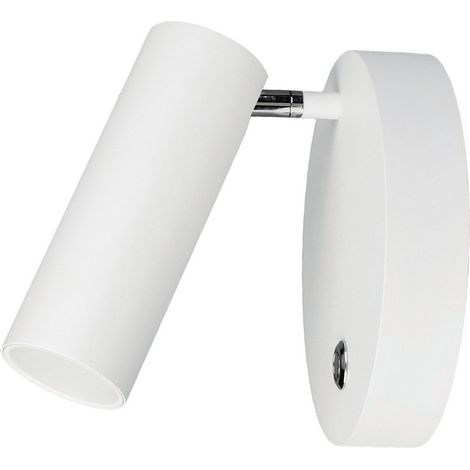 Merano Carlsbad Liseuse Métal Blanc Tactile Commutable, dimmable GU10 1x40