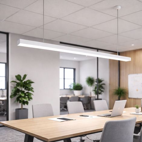 Lampada LED Lineare a Sospensione Allungabile Bianco CCT 40W 4400 lm 1200x50x60 mm (1/3)