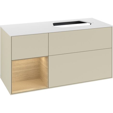 Villeroy & Boch F391PCHJ Meuble sous-lavabo Finion F39 (1/3)
