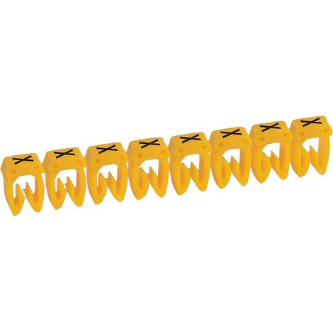 038133 Legrand - Boite De 300 Repères Cab 3 Pour Fils 0,15mm² à 0,5mm² - Marquage Lettre X