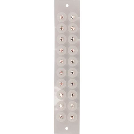 20 autocollants d'acupuncture oreille jetables cristaux accélèrent guérison patchs massage auriculaire (1/5)