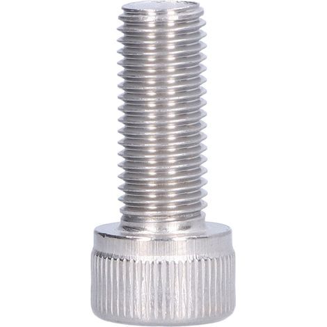 Akozon Premium 4Pcs Vis à Tête Hexagonale à Douille Hexagonale en Acier Inoxydable A2 - Fixations à Pas Fin, Résistantes à la Corrosion et Polyvalentes pour les Applications de. (1/5)