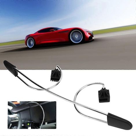 Porte-vêtements de voiture pratique, cintre métallique pour suspendre facilement les costumes (1/4)
