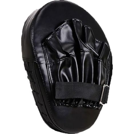 Leather Punch Mitts, Leather Boxing Taekwondo Boxing Glove, Paws, Thai Pao Strike Training Mitts for Kickboxing Boxing Thai Taekwondo Sport Combat (1/5)