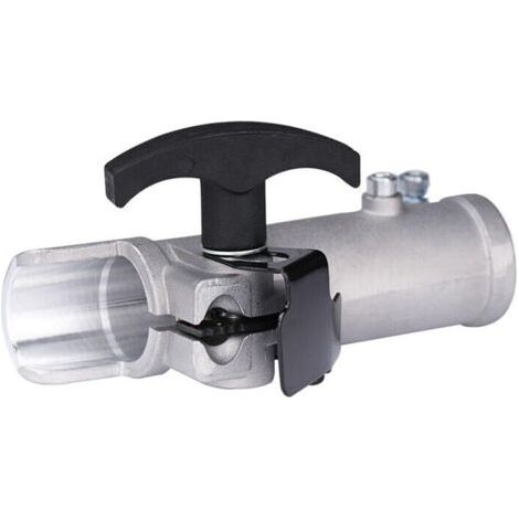 Connecteur d'arbre, 28 mm, 9 dents, clip de connexion pour taille-haie, tondeuse à gazon, débroussailleuse, accessoires pour outils de jardin (28 mm)-Chrom (1/5)