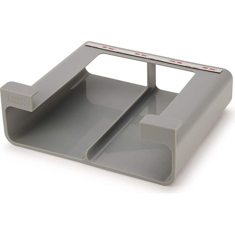 Organizzatore da cucina Joseph Joseph CupboardStore, contenitore difilm, cartaalluminio e borse, installazione adesiva, compatto e pratico, colore grigio (1/5)