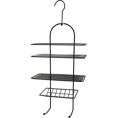Estante colgante de metal para baño (1/2)