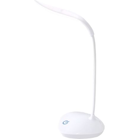 Lampada da scrivania a LED, lampada da comodino con braccio flessibile, lampada da lettura ricaricabile con intensità regolabile (3 livelli).