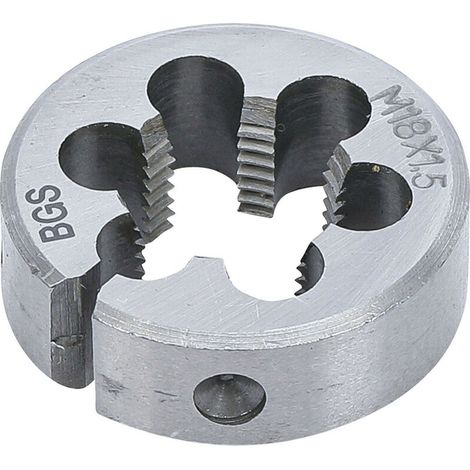 Filière M18 x 1.5 - Pas Standard 38.1 mm - Acier GCr15 - Épaisseur 12 mm - 1 Pièce