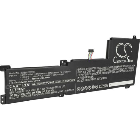 vhbw Akku kompatibel mit Lenovo Xiaoxin 15 2020 Notebook (4550 mAh, 15,2 V, Li-Polymer) (1/5)