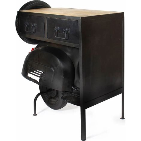 Signes Grimalt Bar di mobili  Black Ausiliary Black Black Bar 48x8x93cm 23765 (1/5)