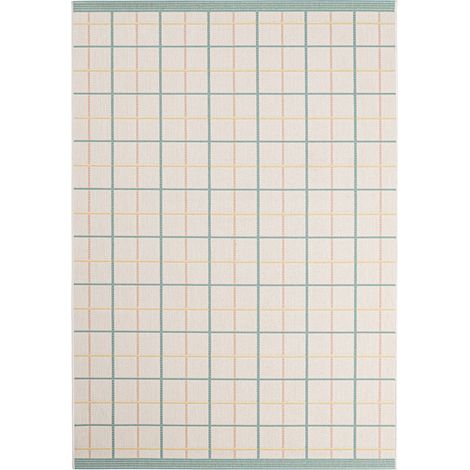 Tappeto da esterno Nour Verde Blu Giallo 200 x 290 cm (1/3)
