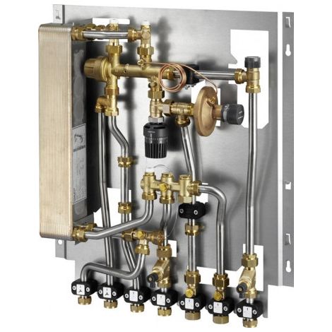 Station résidentielle OV Regudis W-HTF soudée au cuivre, circuit direct, 15 l/min