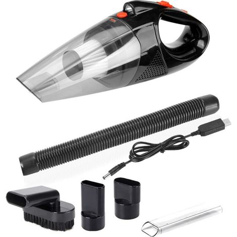 Aspirateur à Main Sans Fil - Aspiration 12000PA, Lumières LED, Léger, Étanche (1/4)