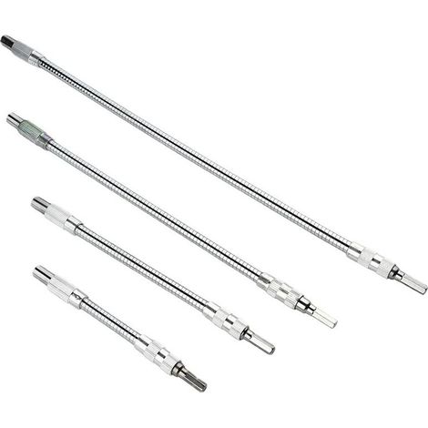 (150/200/300/400 mm) 4-teiliger flexibler Verlängerungsbithalter für Bohrmaschine und Schraubendreher (1/5)