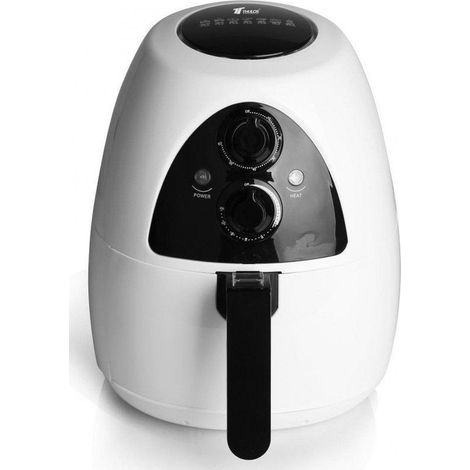 Friteuse sans huile Thulos TH-FR1230BK, Capacité 2 litres, 1230W, blanc