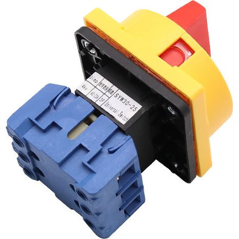 Universal transfer switch SYW30-25, two-position power supply, 25A/32A/40A main control switch, GLD. (1/3)