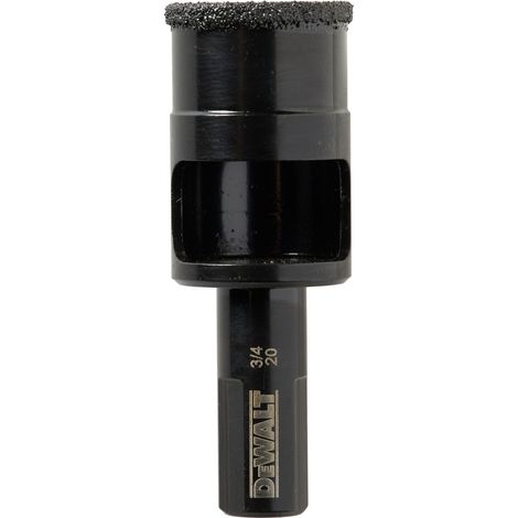 Foret Pointe Diamanté DeWALT Foret pour carrelage 20mm ( Prix pour 1 )