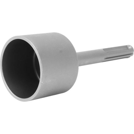 Enfonceuse de poteaux en T à 5 trous, tige en acier, embout pour poteaux de clôture, accessoire pour perceuse à percussion, longueur 20 cm, 65 mm / 2,6 pouces (1/5)
