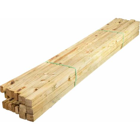 Hühnerkäfig 3x1,5x1,5 m Kiefernholz Imprägniert vidaXL (1/5)