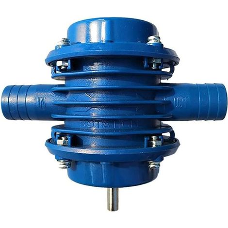 1 Pompe de forage, auto-amorçante, centrifuge, portable, pour perceuse, débit 3000 L/h, hauteur 15 m, pression 3 bar (1/5)