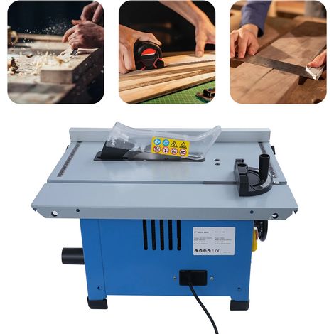1400W Multifunktionale Mini-Tischkreissäge: Kleine Tischkreissäge, höhen- und winkelverstellbar zum Schneiden von Holz, Möbeln und Holznuten