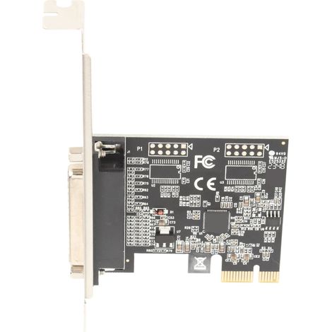 PCIe PCI Express 1x IEEE 1284 Erweiterungskarte, DB25 Parallelanschluss, Druckeranschluss, Adapterkarte für erweiterte Anwendungen (1/5)