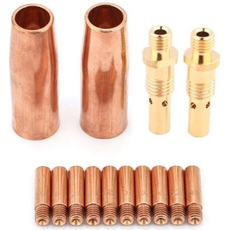 Kit de 14 embouts diffuseurs pour pistolet de soudage MIG Tweco