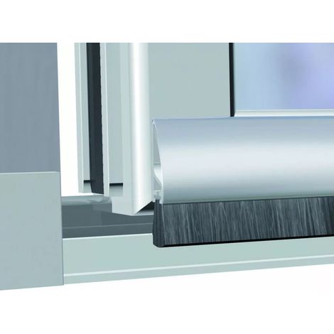 Plinthe Anti-vent : Inox à brosse (BDP 3 B RVS) - ELTON