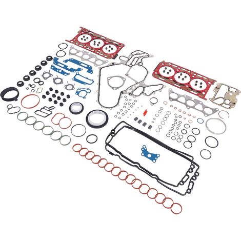 Kit de juntas para reacondicionamiento, compatible con motores V6 TDI de 3.0L, caucho de alta calidad, mejora del rendimiento del motor, kit completo de reacondicionamiento del motor, materiales compu (1/5)