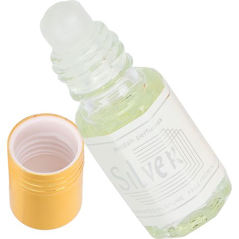 Huile essentielle en mini flacon de 3 ml, parfum naturel, huiles végétales pour un usage quotidien afin de restaurer vitalité et clarté. Argent. (1/5)