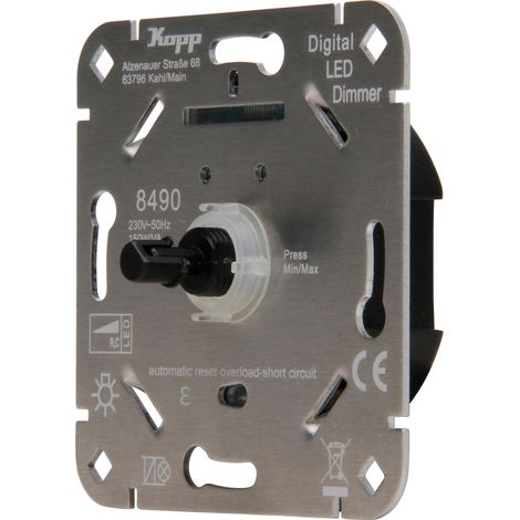 Kopp LED-Druck-Wechseldimmer 0-150 W 849000513 (1/2)