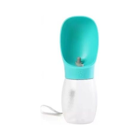Gourde portable pour chien, 300 ml, antibactérienne, en eau de qualité alimentaire, idéale pour les voyages et les activités de plein air. Convient aux chiens et aux chats. (1/4)