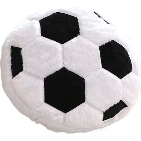 Coussin ballon de football, basketball et rugby, peluche douce et confortable, cadeau original pour les fans de sport, cadeau de football élastique rembourré-AquaForge (1/5)