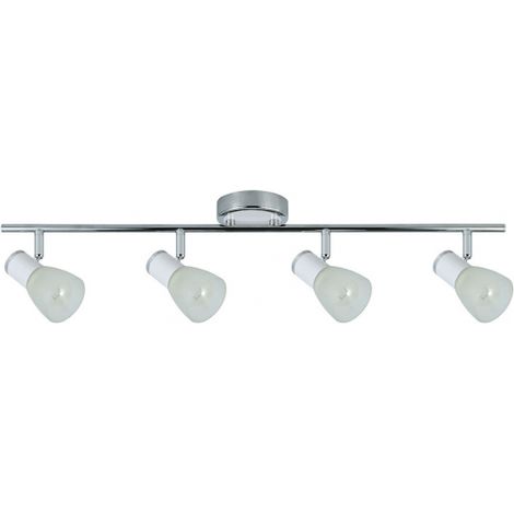 AKUNADECOR Cholo Modell Weiß/Chrom Verstellbares Spotlight Strip