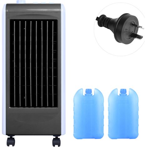 Enfriador de Aire 3 en 1 con Ruedas y Cajas de Hielo, Ventilador Silencioso de ABS para Oficina y Dormitorio (1/5)